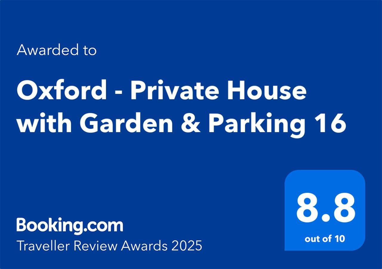 Apartamento Oxford - Private House With Garden & Parking 16 Exterior foto